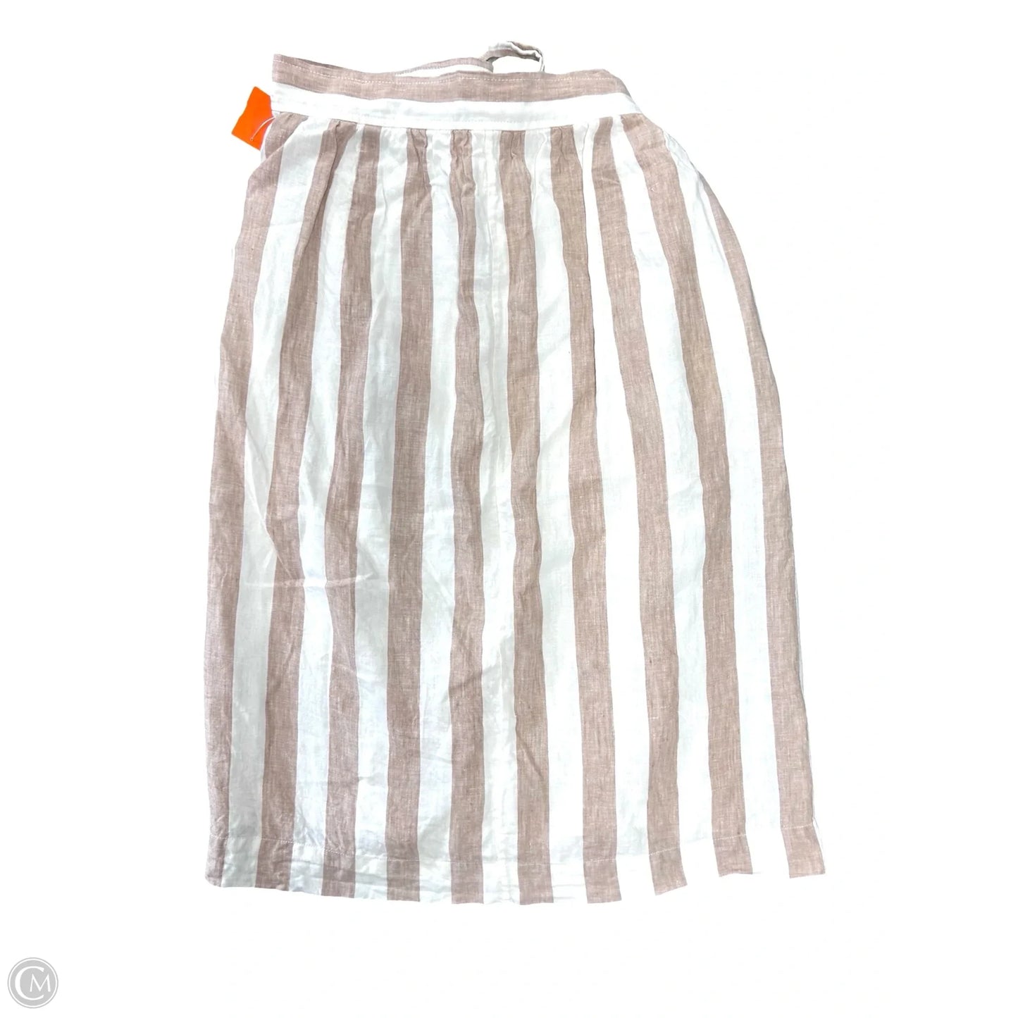 Dress Casual SKIRT By Everlane In Tan & White, Size: 14
