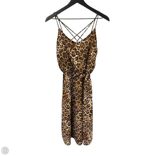 Dress Casual Midi By Maurices In Animal Print, Size: S