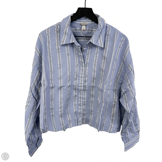 Top Long Sleeve By A New Day In Blue, Size: Xl