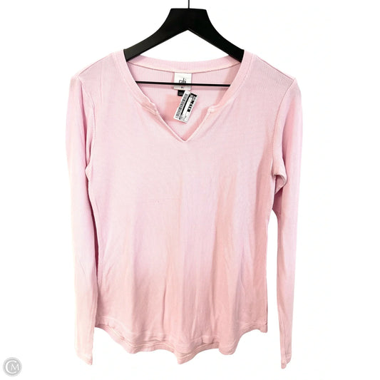 Top Long Sleeve By Cabi In Pink, Size: Xs