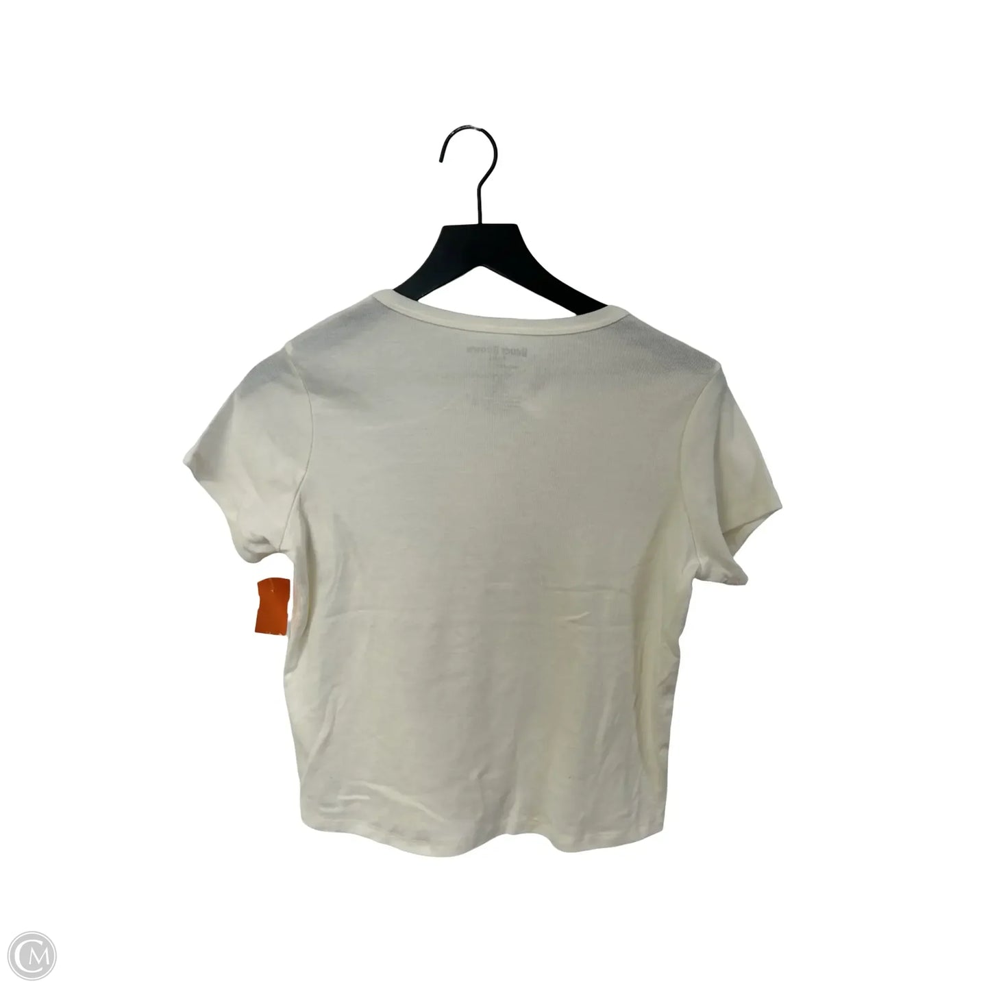 Top Short Sleeve By Cme In Cream, Size: Xl