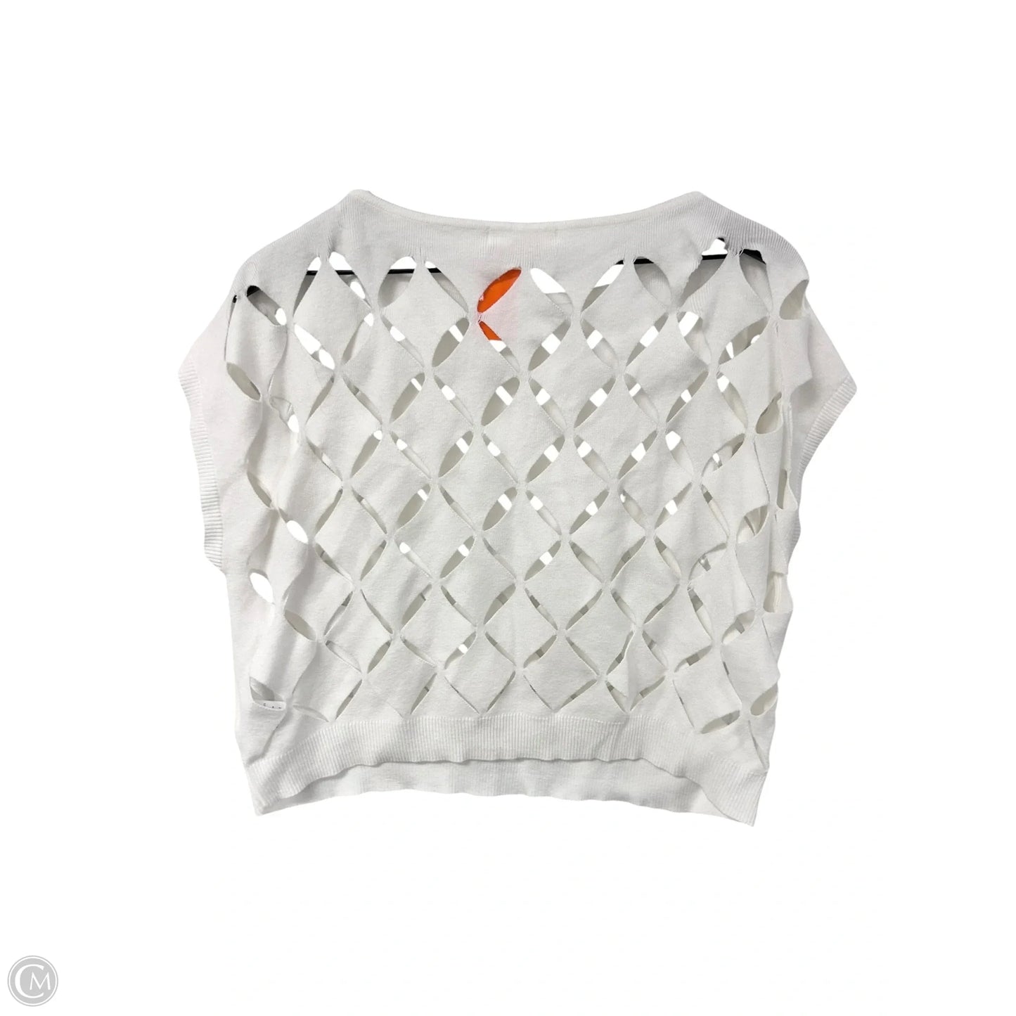 Top Short Sleeve By Cmc In White, Size: M