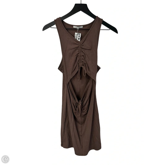 Dress Casual Short By Love Tree In Brown, Size: L