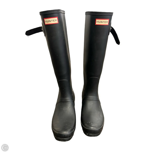 Boots Rain By Hunter In Black, Size: 10