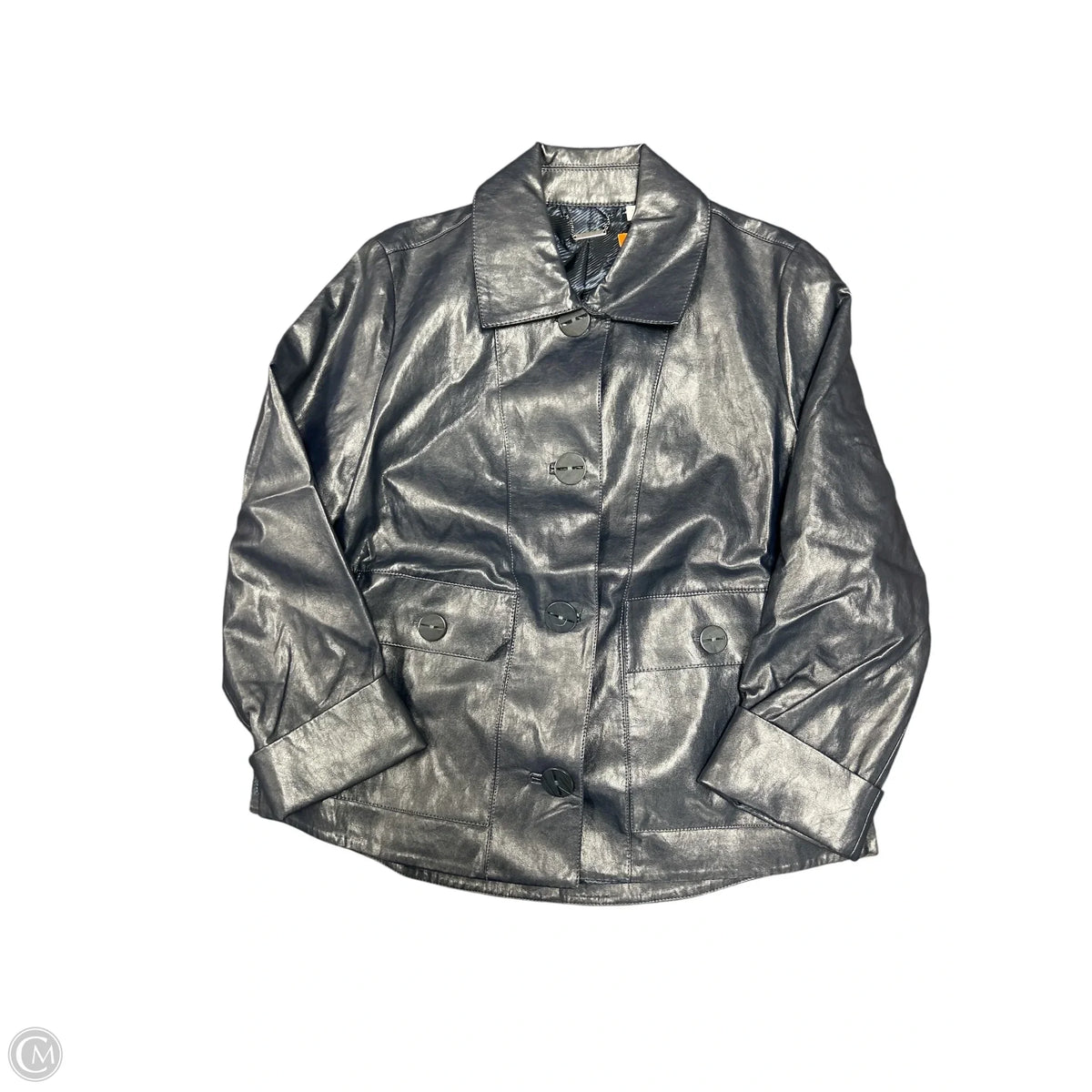 Jacket Other By Chicos In Blue, Size: S
