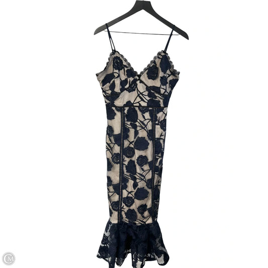Dress Party Long By Lulus In Blue, Size: M