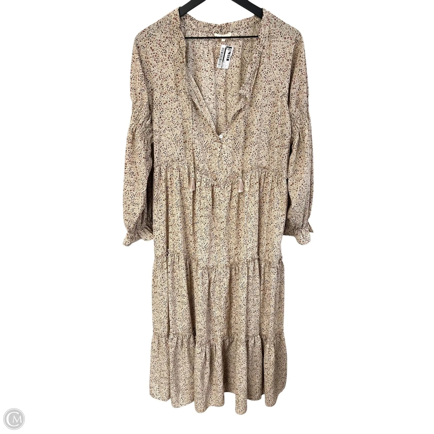Dress Casual Midi By Promesa In Floral Print, Size: L