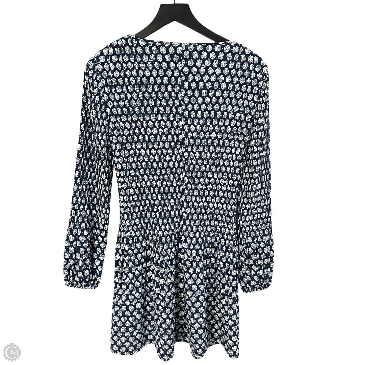 Dress Casual Short By Clothes Mentor In Blue & White, Size: S