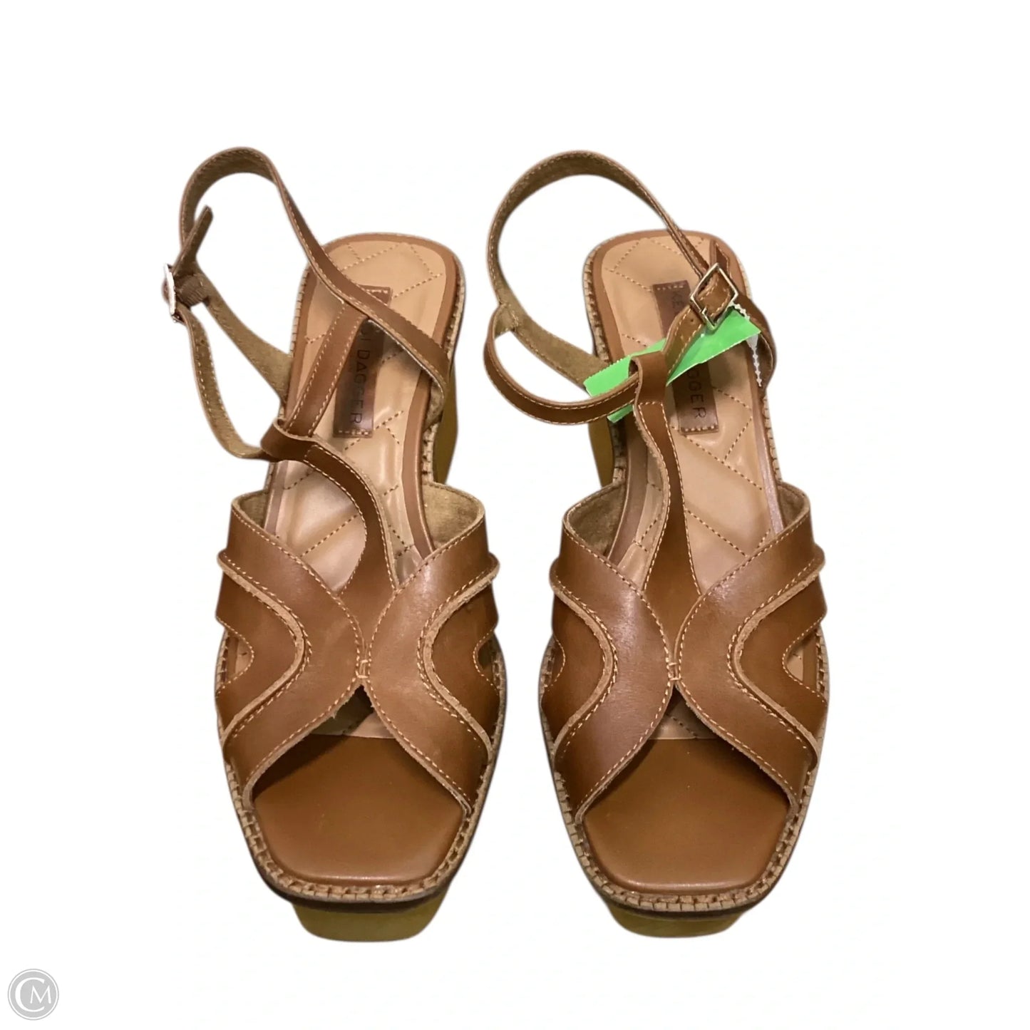 Sandals Heels Platform By Kelsi Dagger In Brown, Size: 9