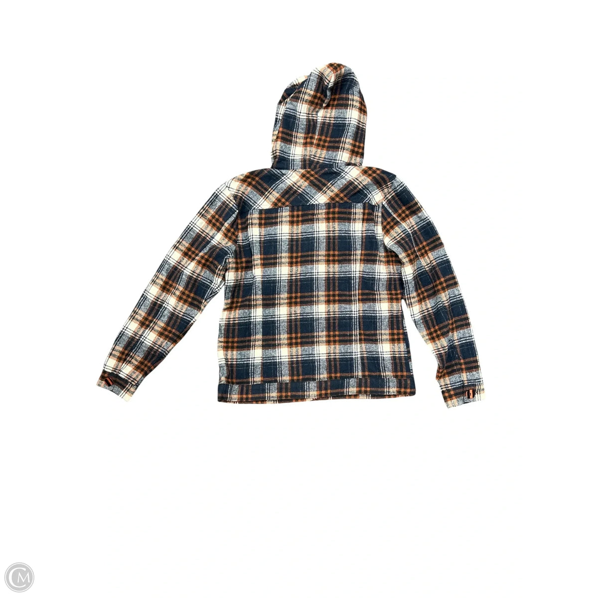 Jacket Shirt By Ethyl In Plaid Pattern, Size: M