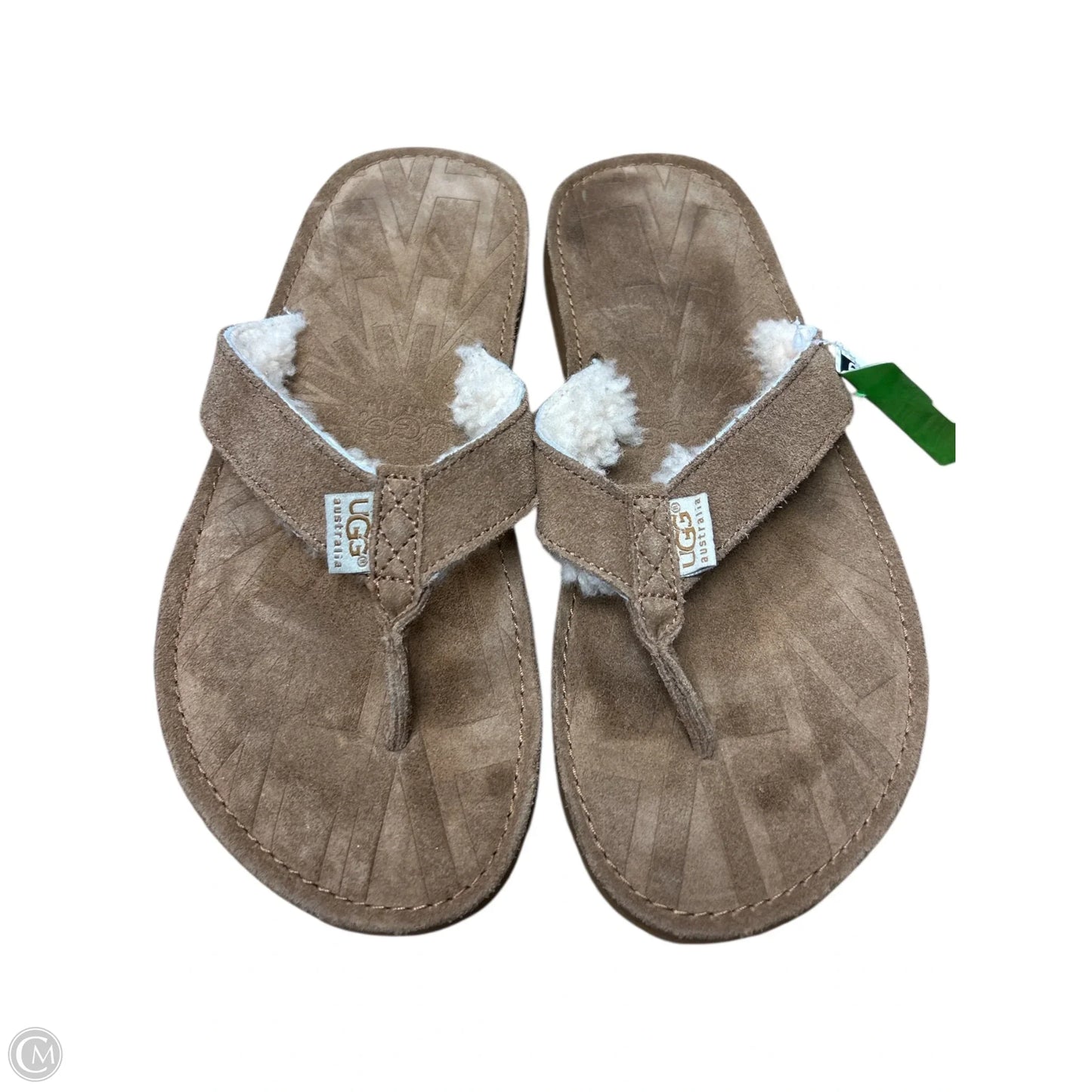 Sandals Designer By Ugg In Brown, Size: 8
