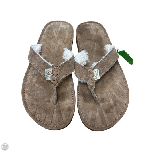Sandals Designer By Ugg In Brown, Size: 8