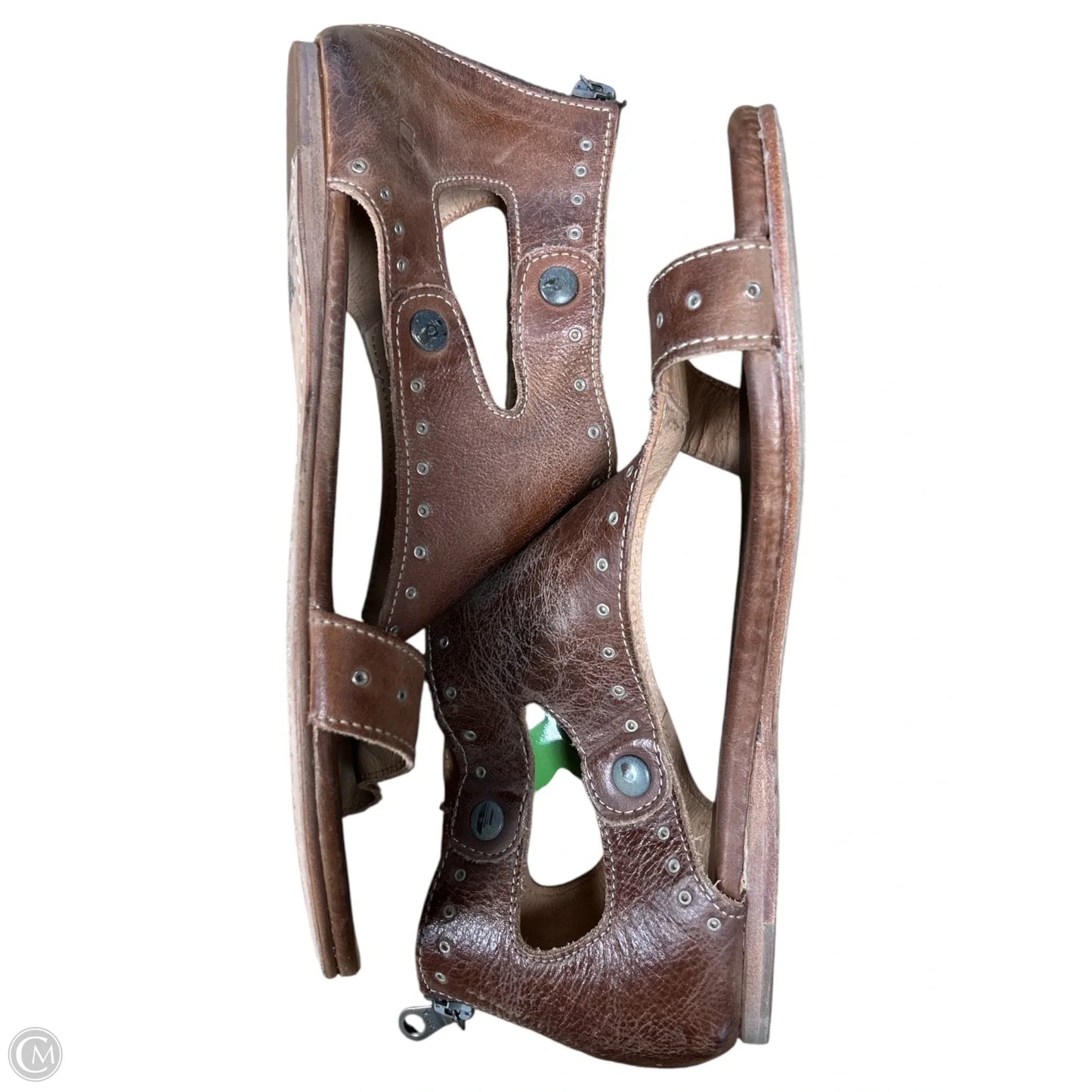 Sandals Flats By Bed Stu In Brown, Size: 8