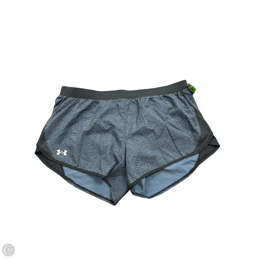 Athletic Shorts By Under Armour In Black & Blue, Size: Xl