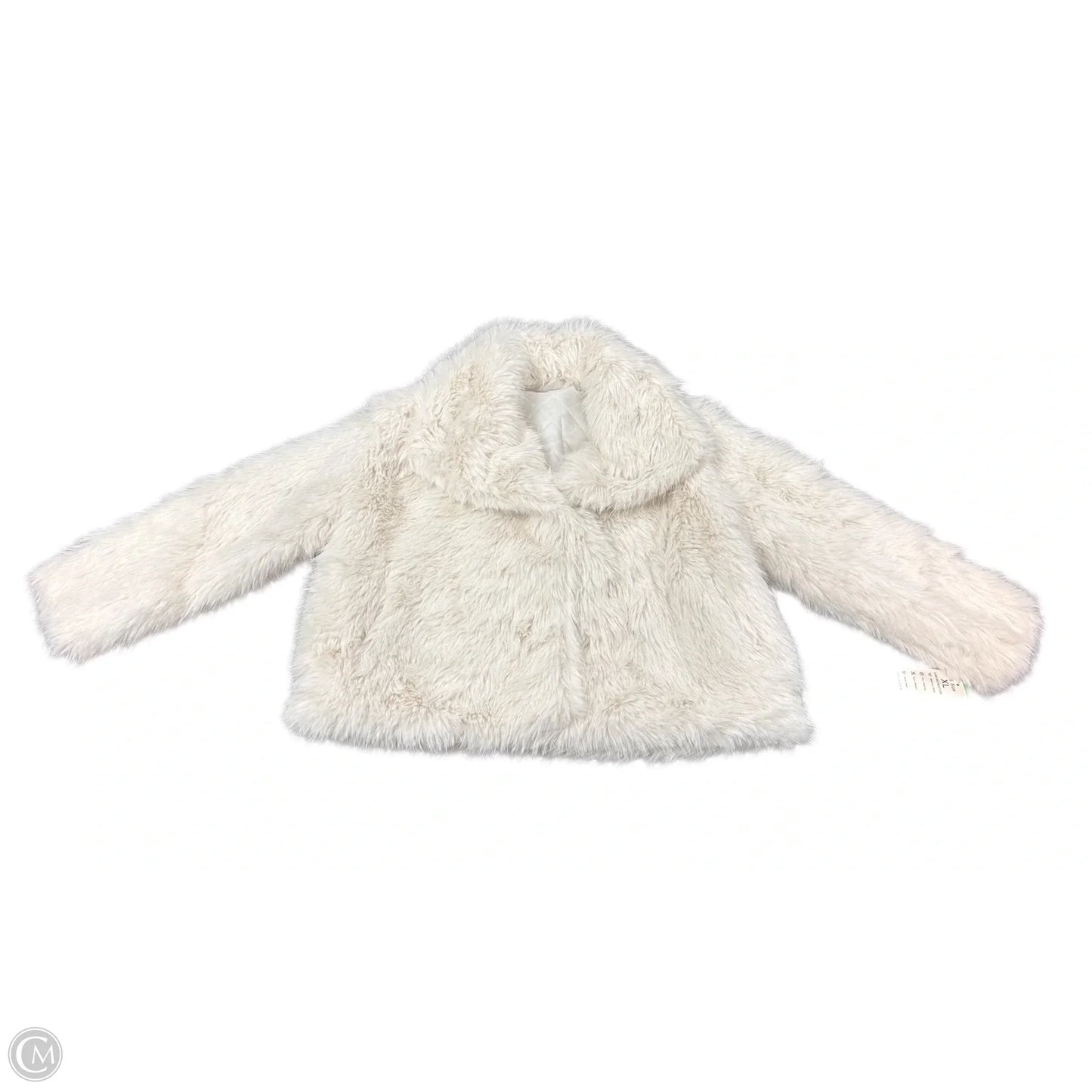Coat Faux Fur & Sherpa By Clothes Mentor In White, Size: Xl