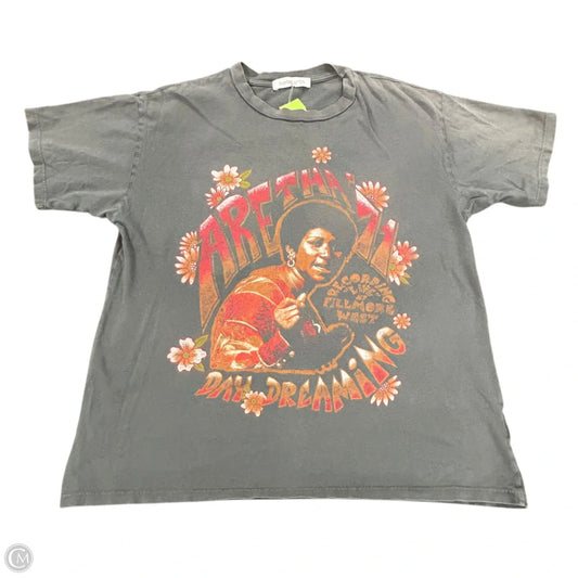 Top Short Sleeve By Daydreamer In Grey, Size: S