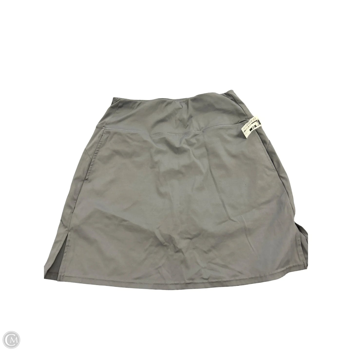 Athletic Skort By Clothes Mentor In Grey, Size: L