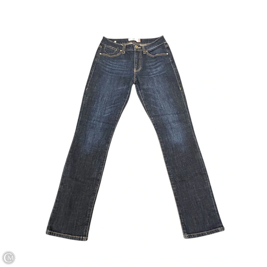 Jeans Straight By Cabi In Blue Denim, Size: 2