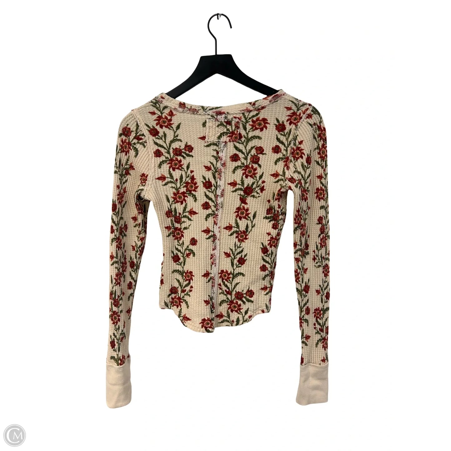 Top Long Sleeve By We The Free In Floral Print, Size: M