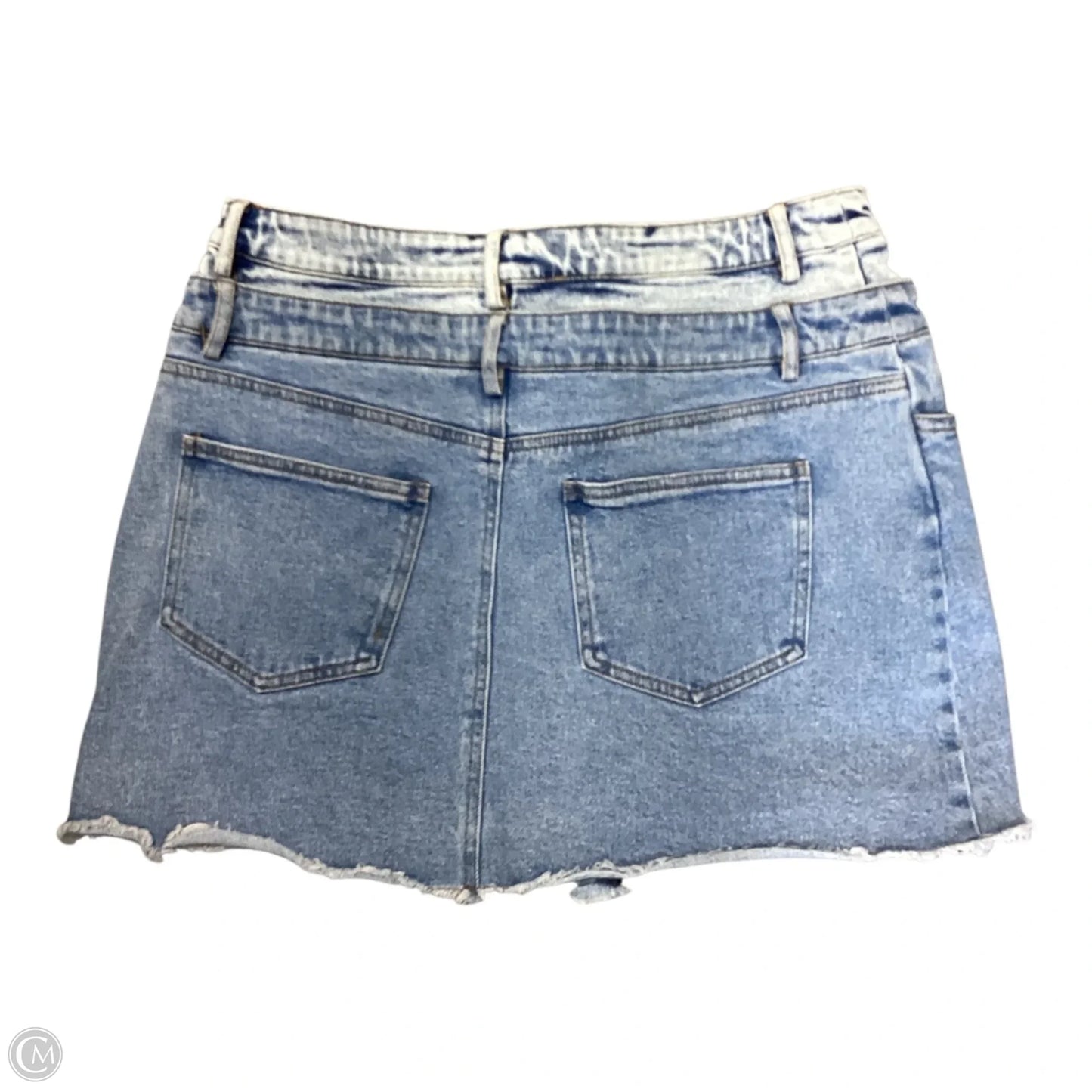 Skirt Mini & Short By Blue B In Blue Denim, Size: M