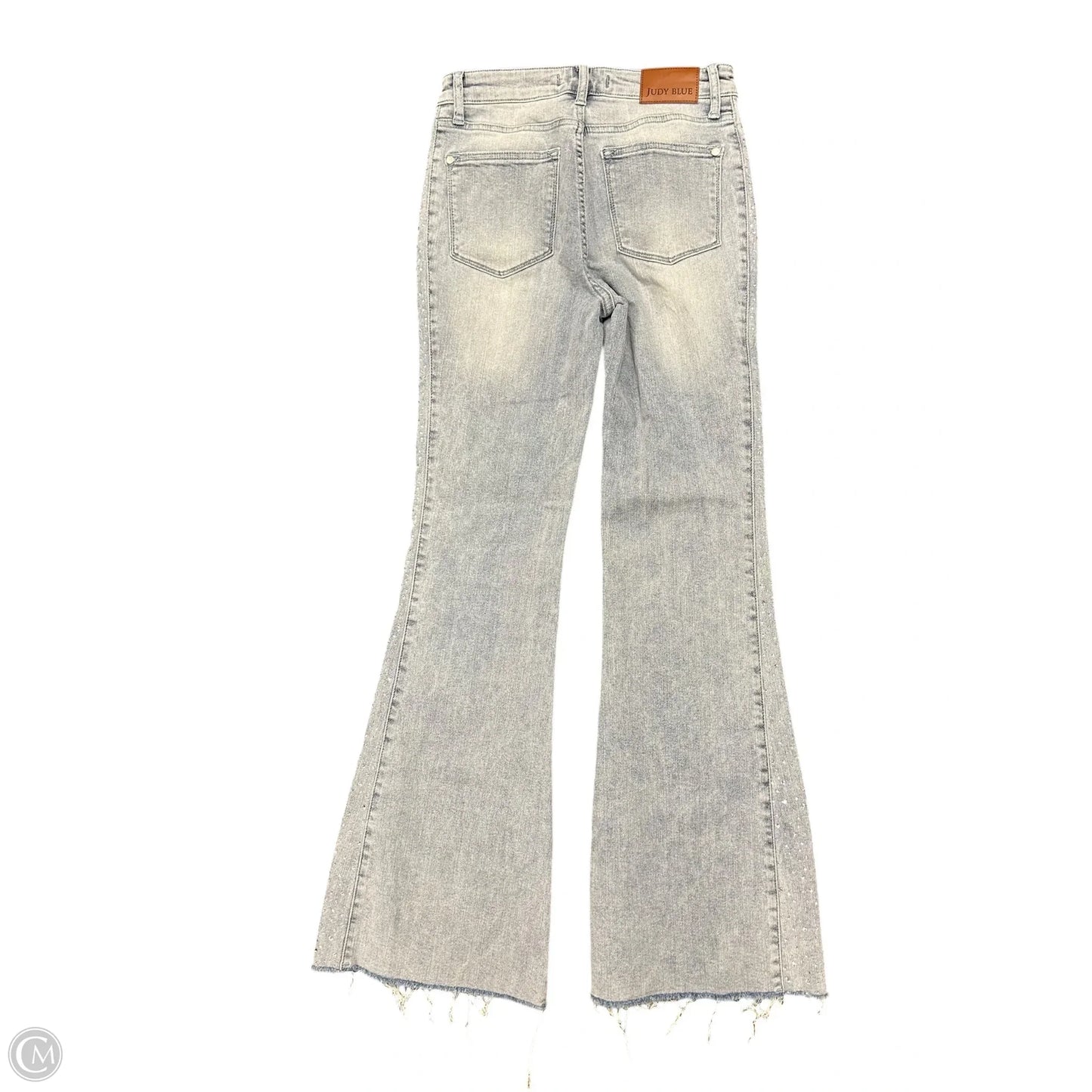 Jeans Flared By Judy Blue In Blue Denim, Size: 4