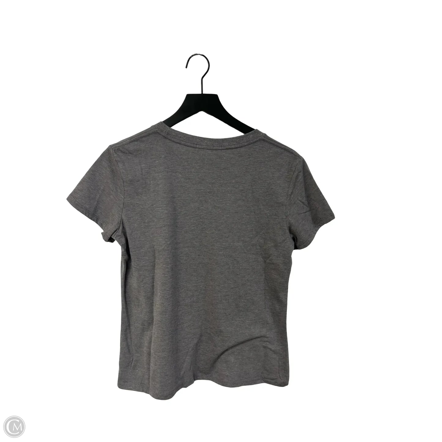 Top Short Sleeve Basic By Clothes Mentor In Grey, Size: S