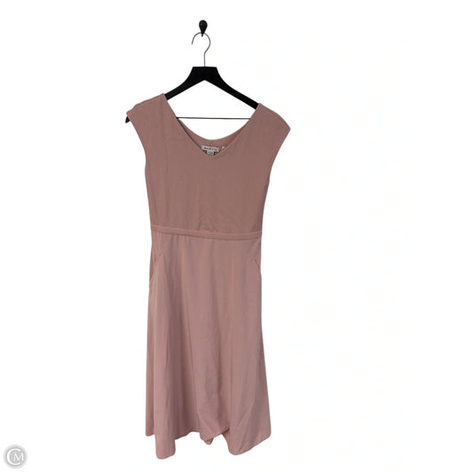 Dress Casual Midi By Athleta In Pink, Size: M