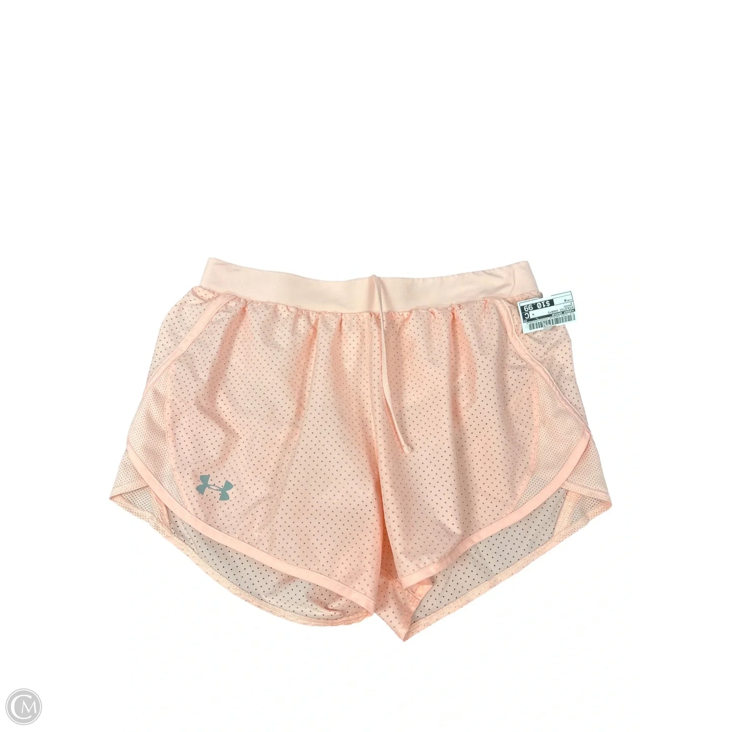 Athletic Shorts By Under Armour In Orange, Size: M