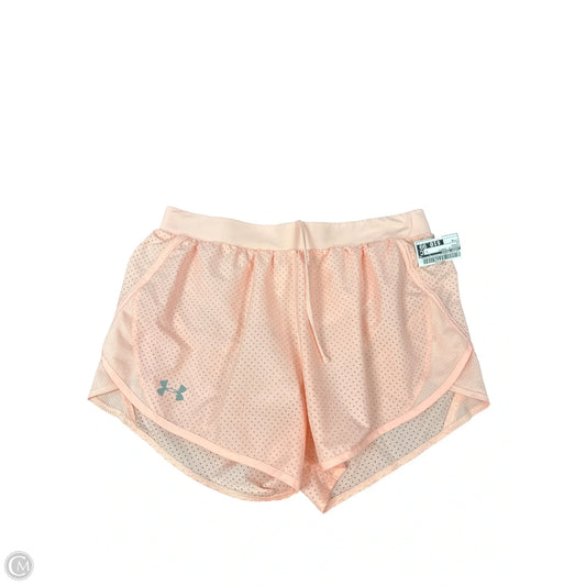 Athletic Shorts By Under Armour In Orange, Size: M