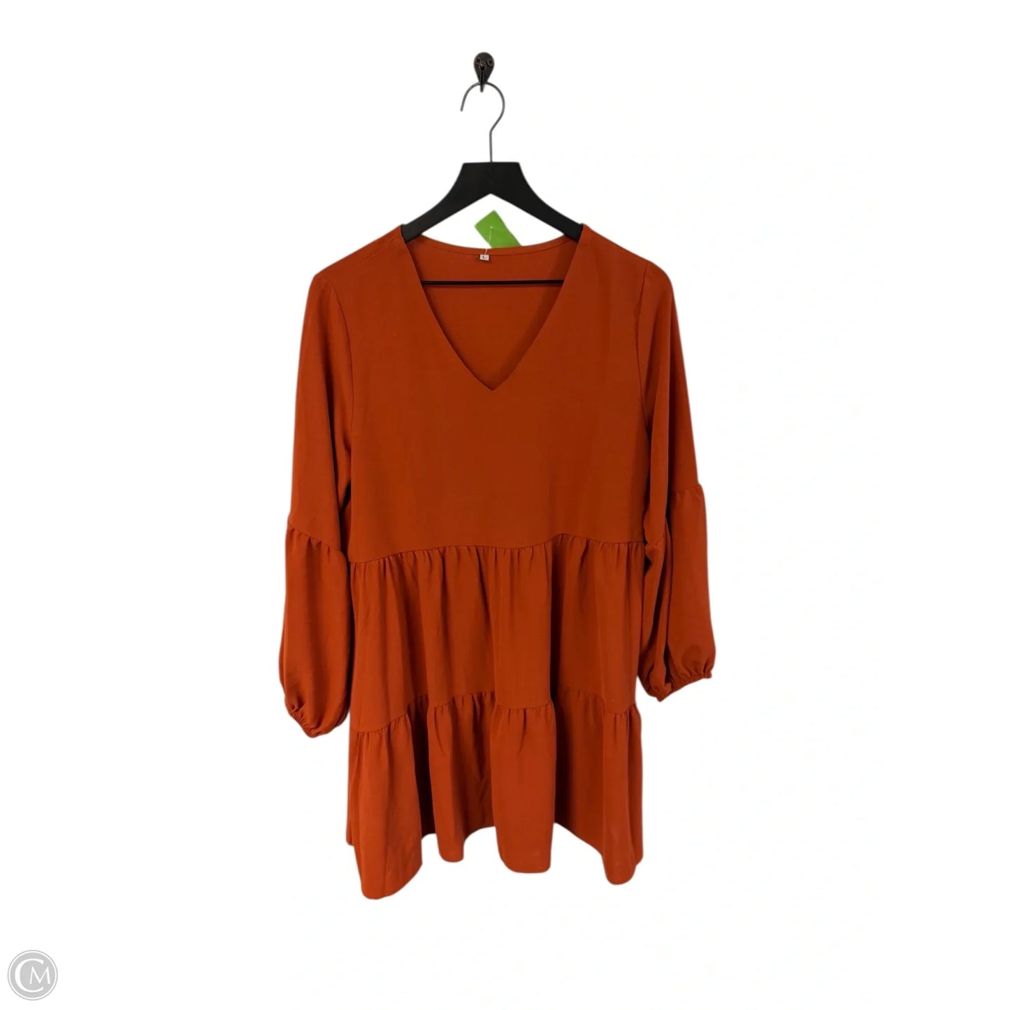 Dress Casual Short By Clothes Mentor In Orange, Size: L