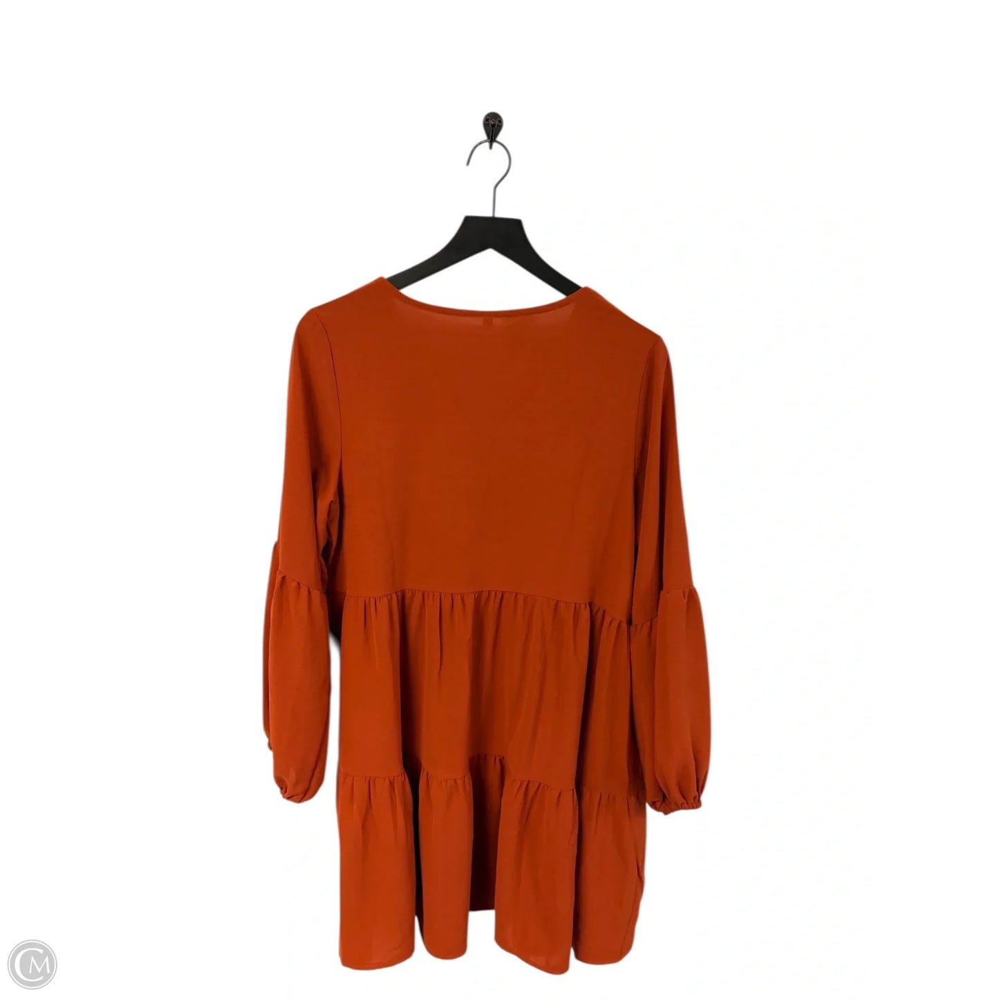 Dress Casual Short By Clothes Mentor In Orange, Size: L
