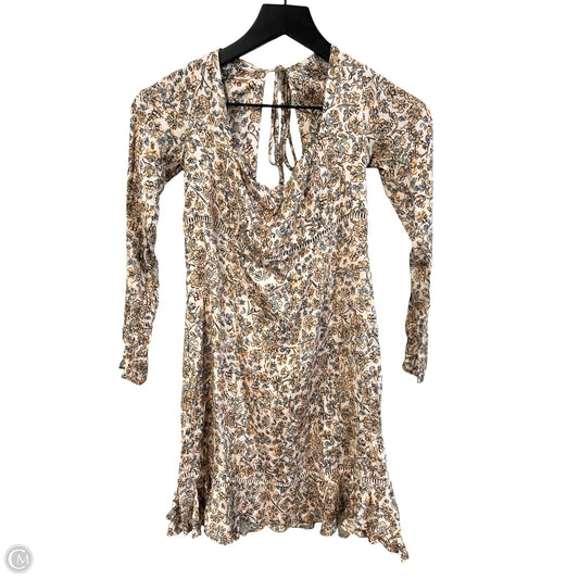 Dress Party Short By Free People In Floral Print, Size: 2