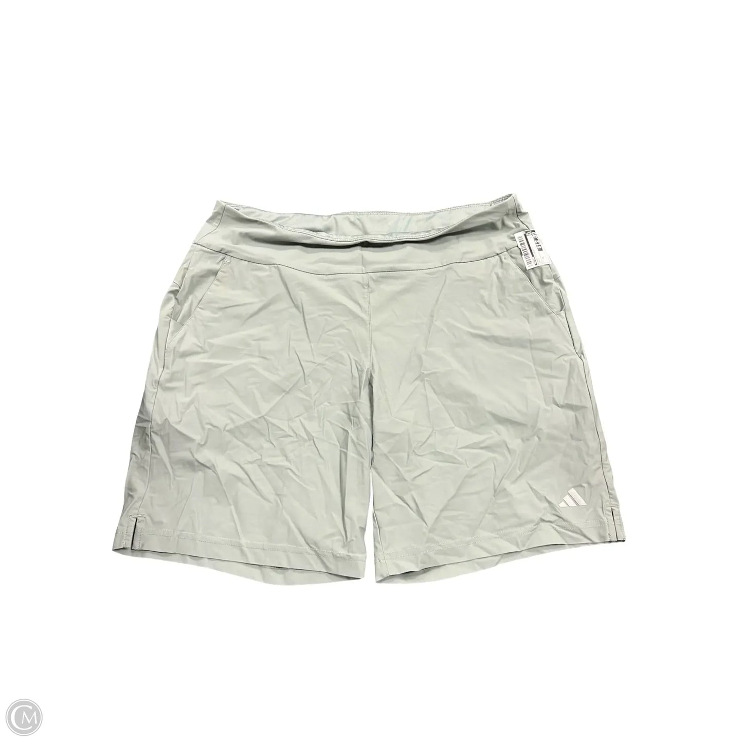 Athletic Shorts By Adidas In Green, Size: Xl