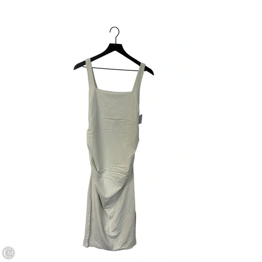Dress Casual Midi By Clothes Mentor In Ivory, Size: M
