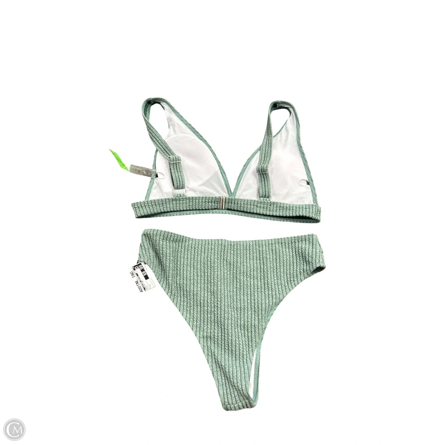Swimsuit 2pc By Clothes Mentor In Green, Size: L