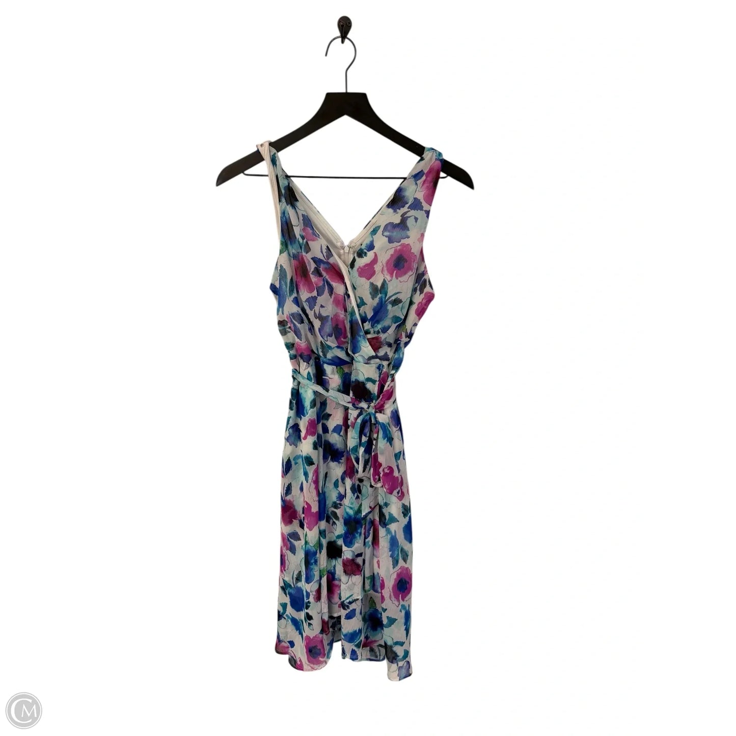 Dress Party Short By Dkny In Floral Print, Size: 12p