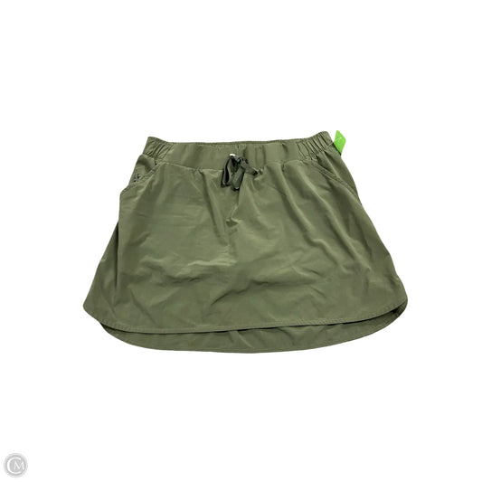 Athletic Skort By All In Motion In Green, Size: Xl
