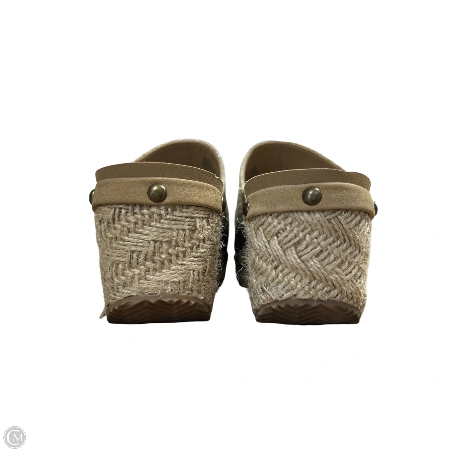 Sandals Heels Wedge By Volatile In Tan, Size: 8