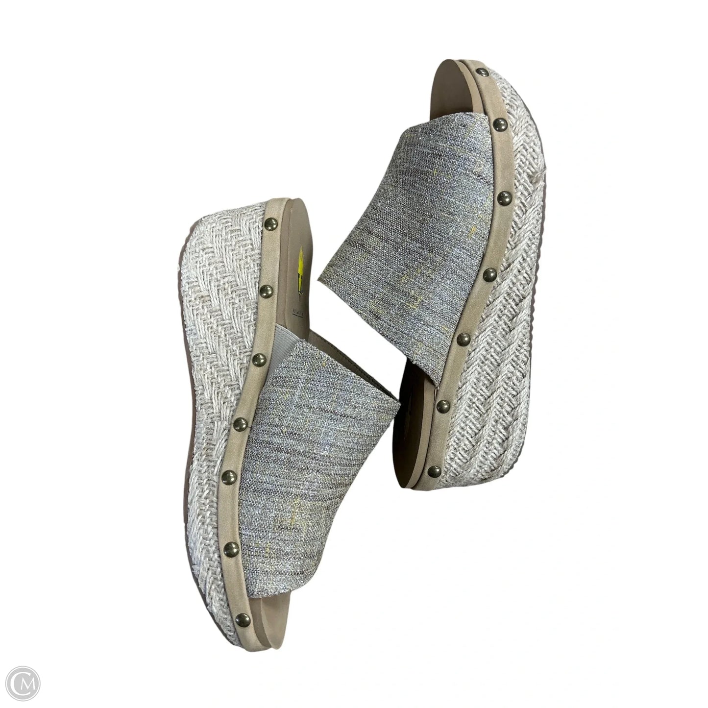 Sandals Heels Wedge By Volatile In Tan, Size: 8