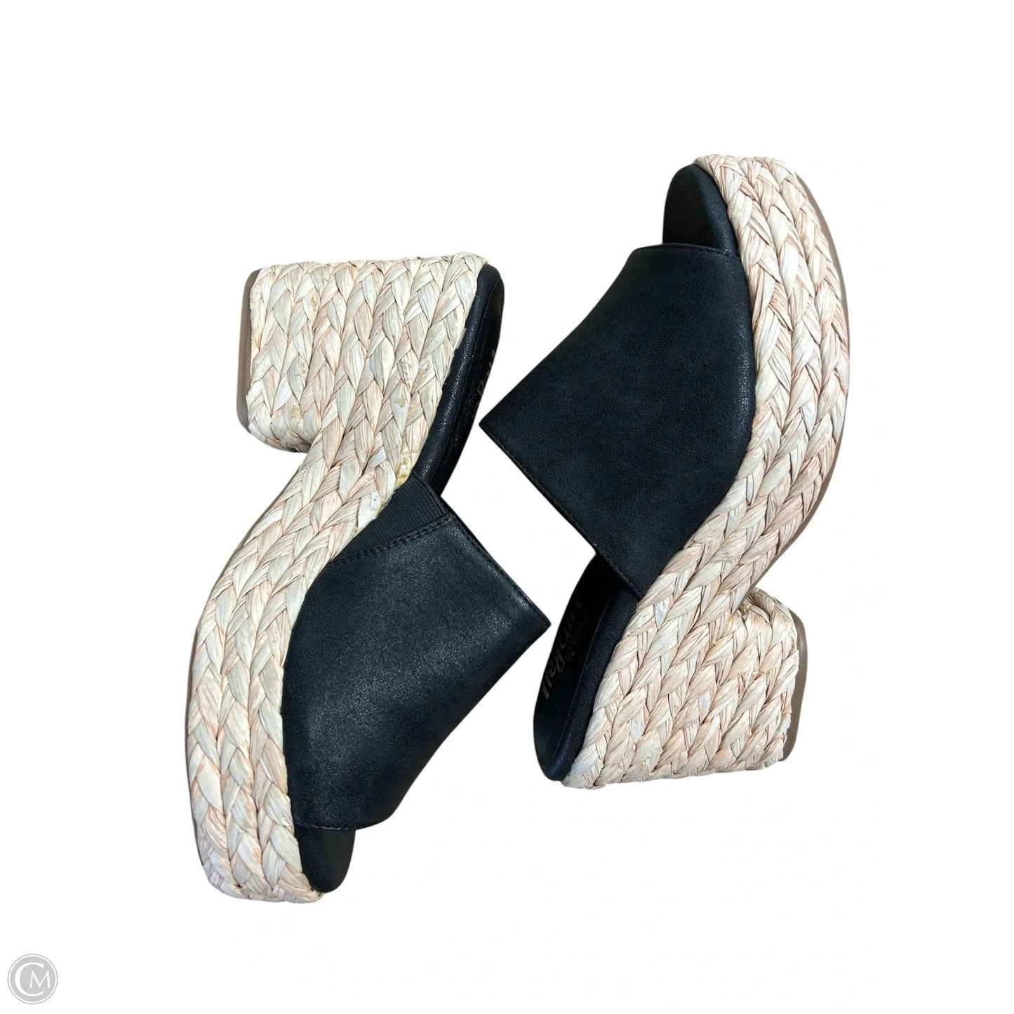 Sandals Heels Platform By Corkys In Black, Size: 9