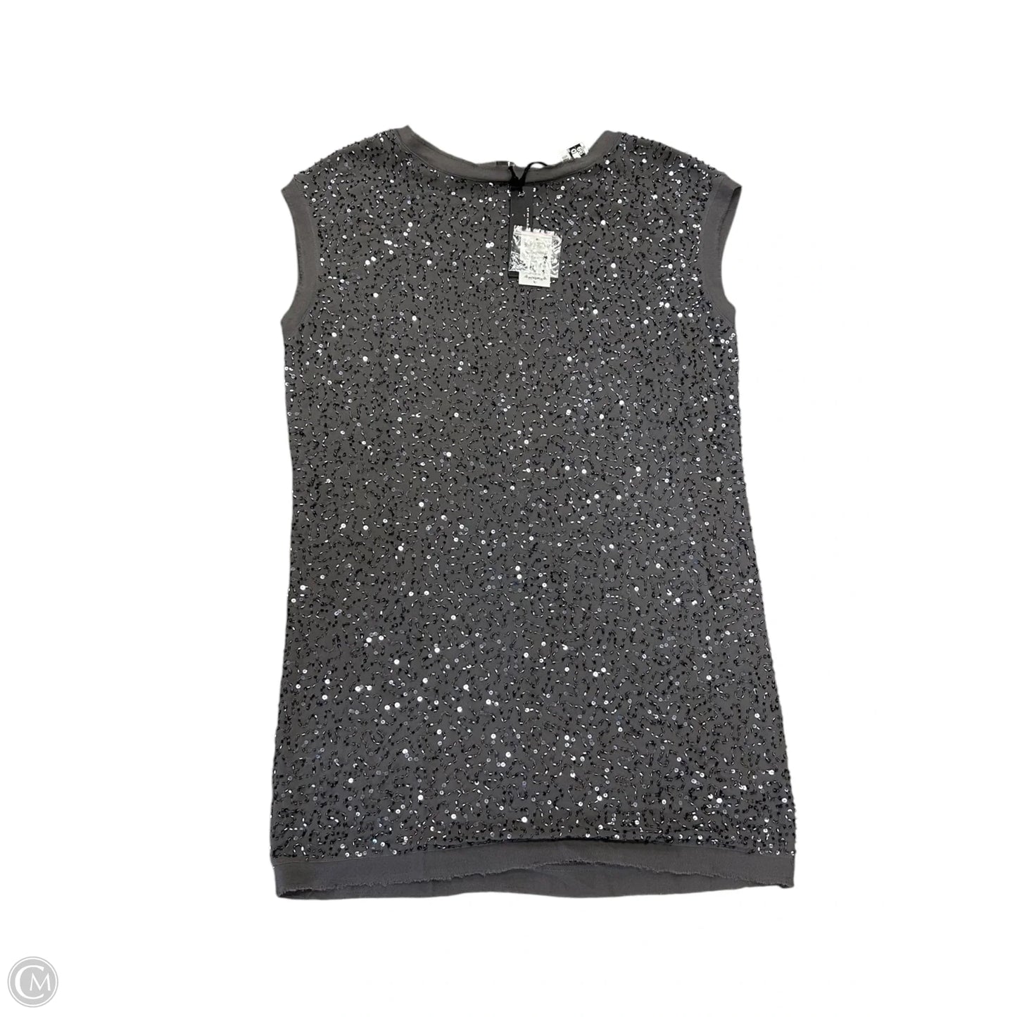 Dress Party Short By Clothes Mentor In Grey, Size: 10