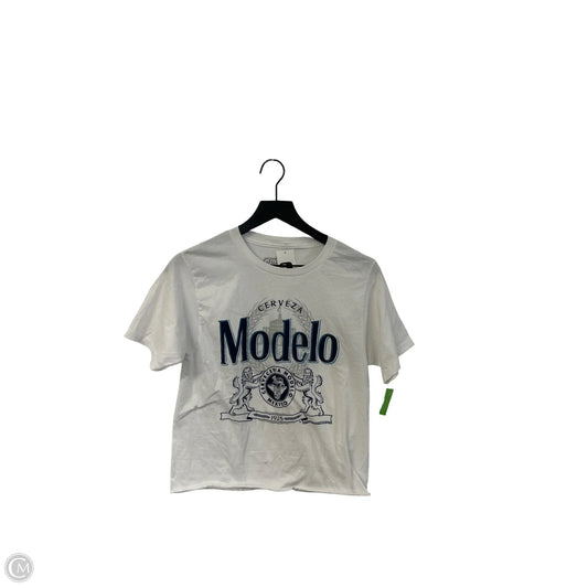 Top Short Sleeve By Cmc In White, Size: S
