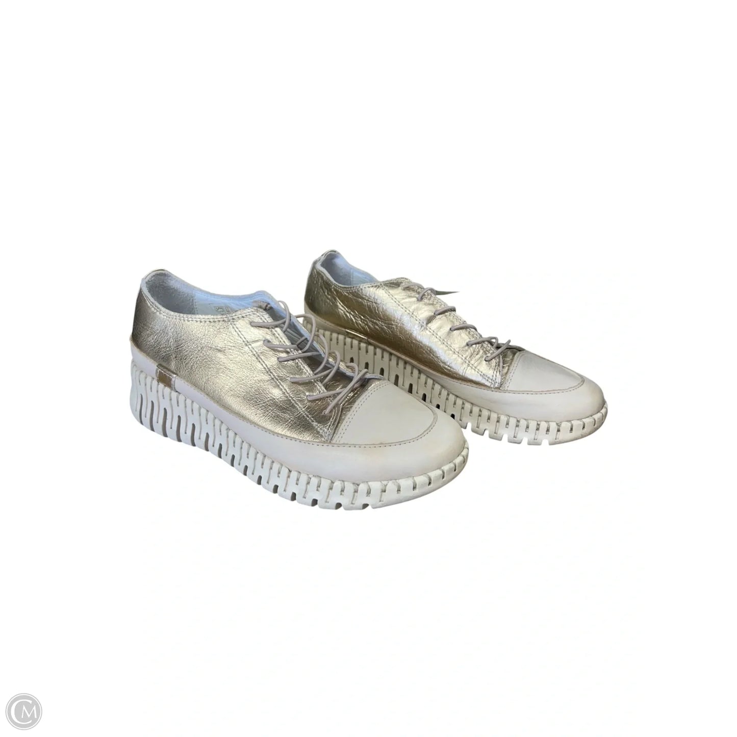 Shoes Sneakers By Spring Step In Gold, Size: 6.5