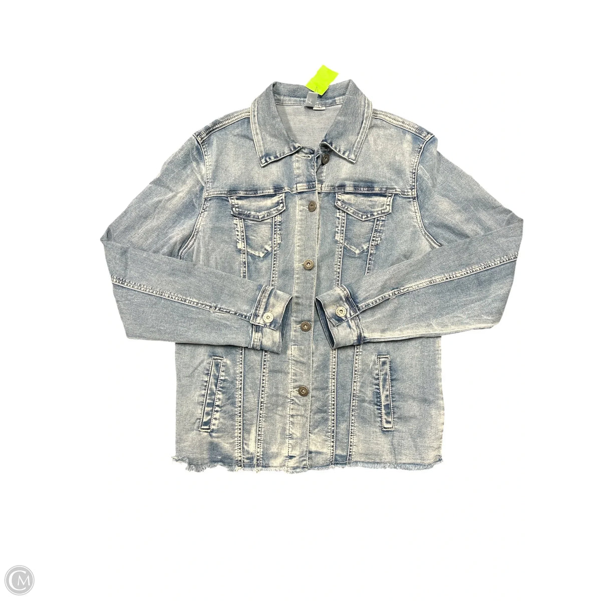 Jacket Denim By Ethyl In Blue Denim, Size: S