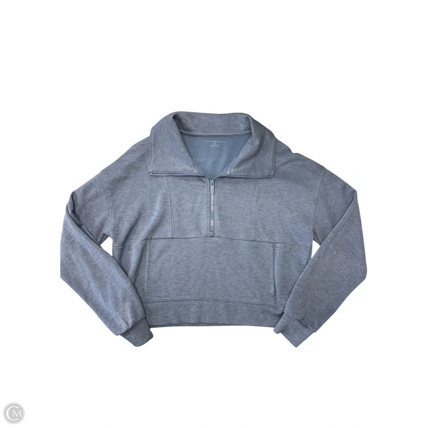 Athletic Sweatshirt Collar By Cma In Blue, Size: S
