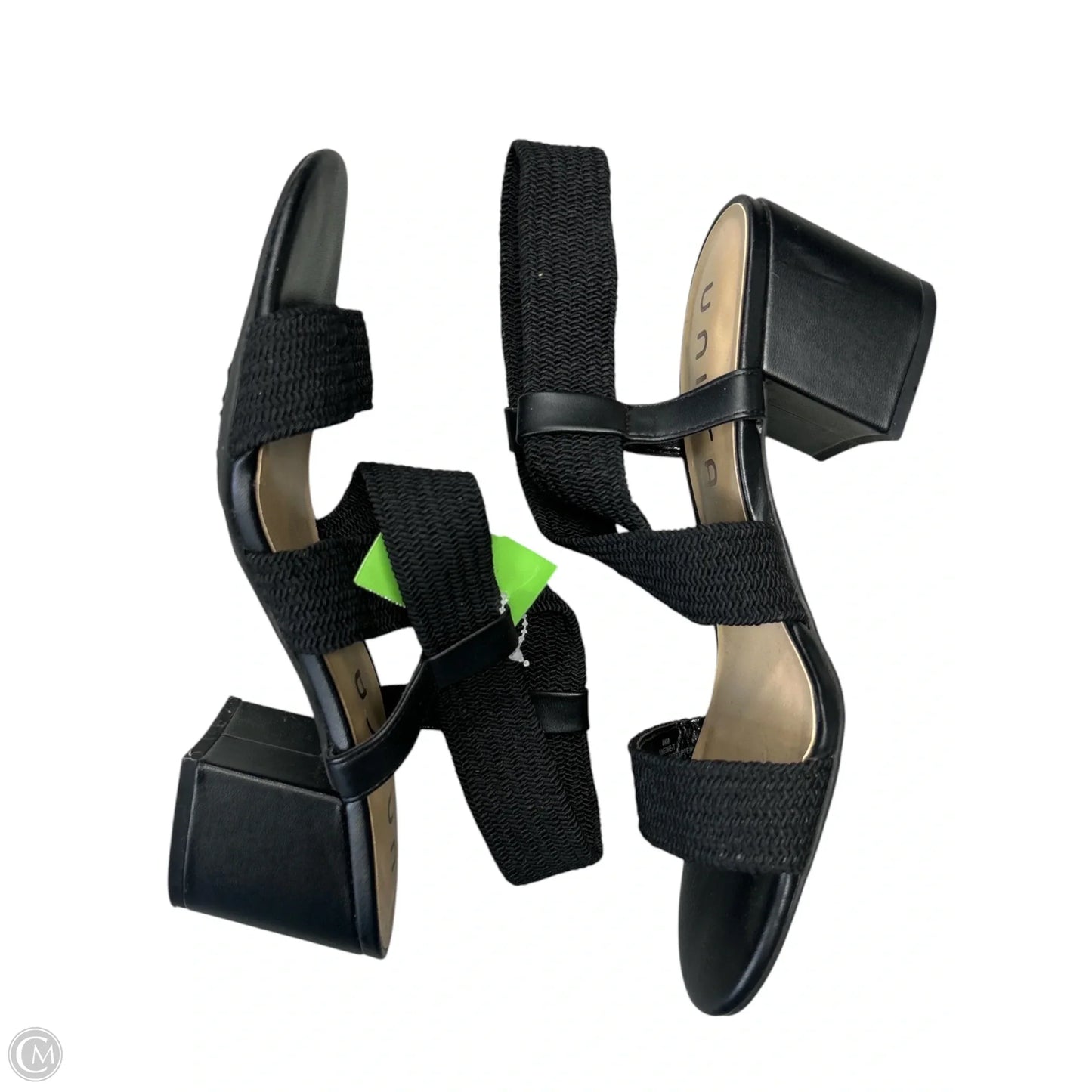 Sandals Heels Block By Unisa In Black, Size: 8.5