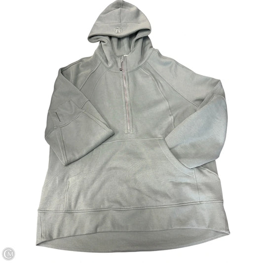 Athletic Sweatshirt Hoodie By Lululemon In Green, Size: Xl