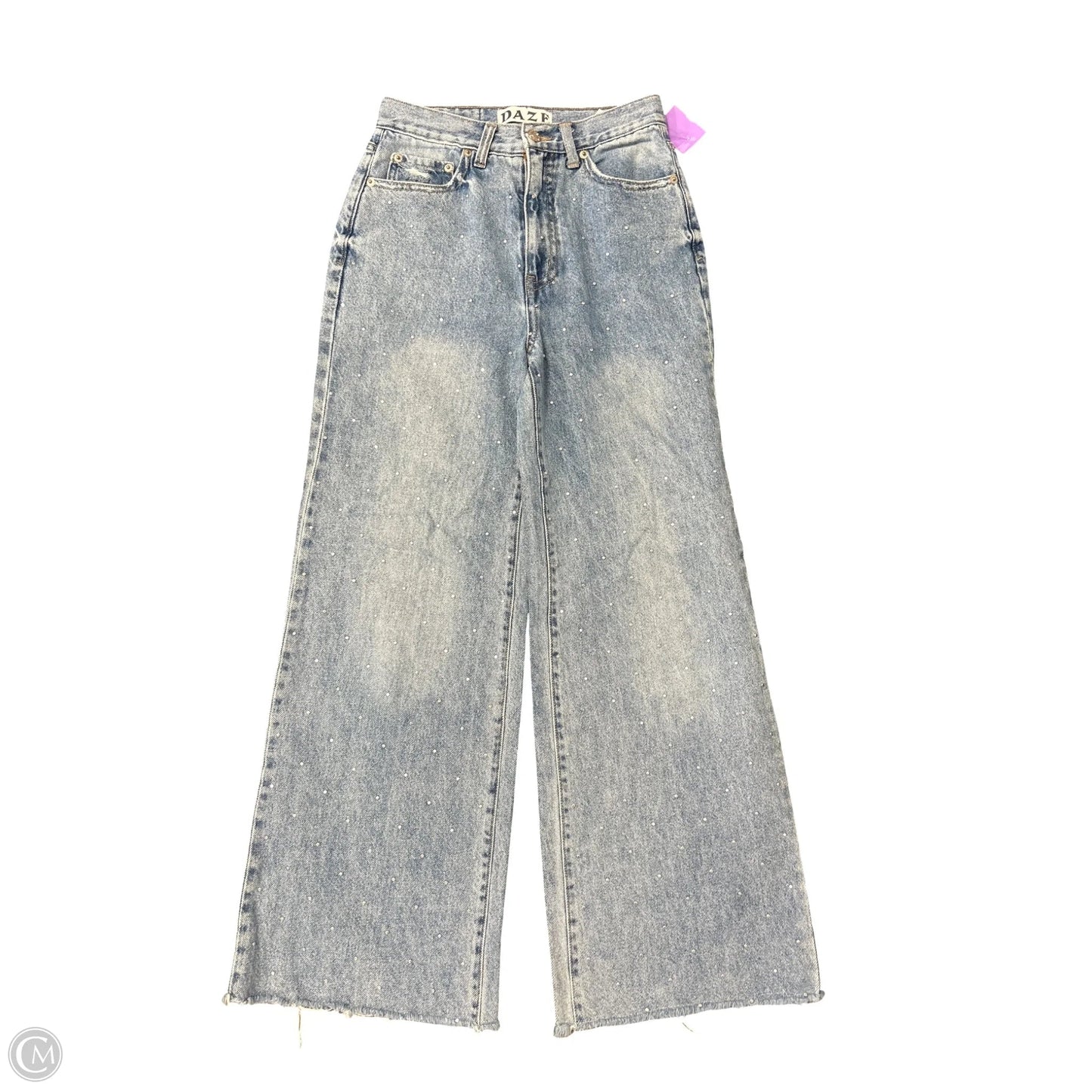Jeans Wide Leg By Daze In Blue Denim, Size: 0