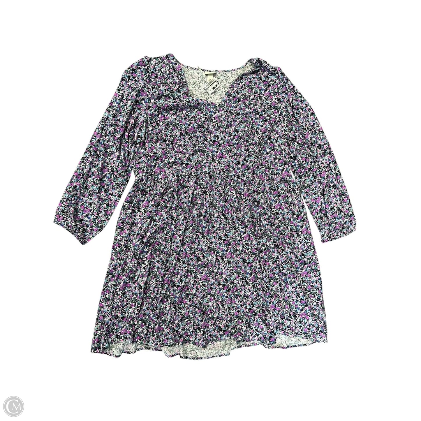 Dress Casual Short By Ava & Viv In Floral Print, Size: 3x