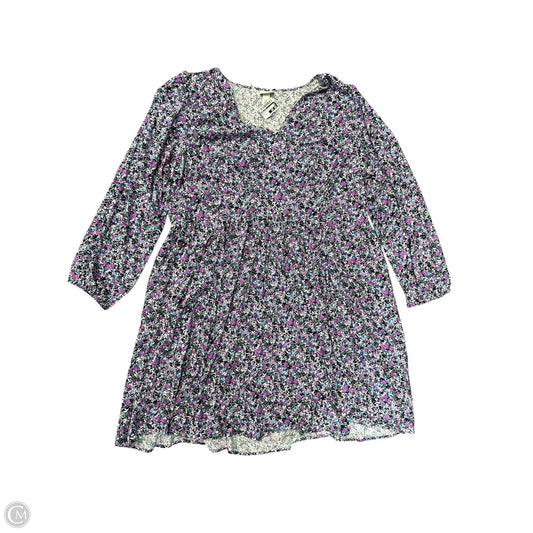 Dress Casual Short By Ava & Viv In Floral Print, Size: 3x